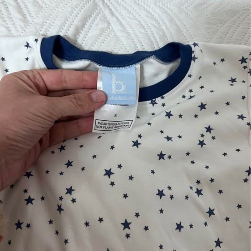 Bella Bliss star pajamas - size 8